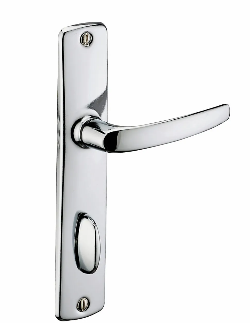 Ensemble de poignées pour porte intérieure Abbeville à condamnation clé, carré 7mm, entr'axes 165mm, chromé - THIRARD