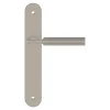 Ensemble poignée sur plaque rond gris chromé L.133 x l.40mm GoodHome
