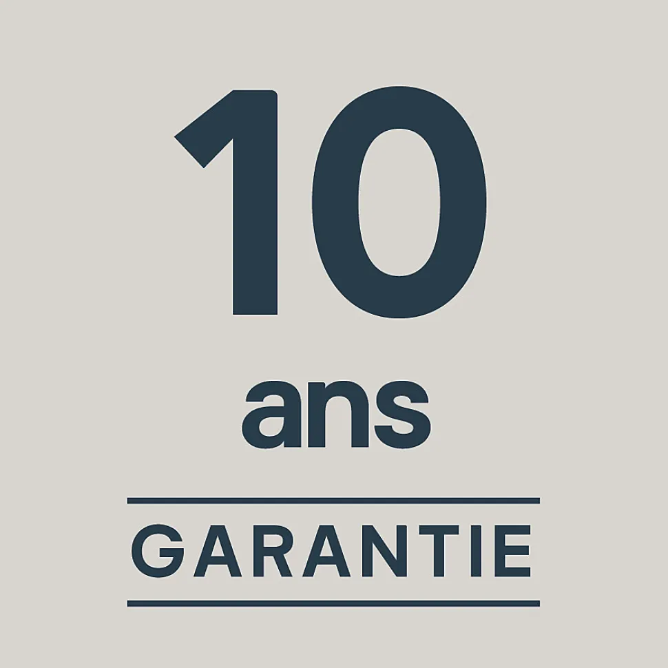 Ensemble poignée sur rosace Droit à visser GoodHome Dotz effet nickel satin gris Ø52mm