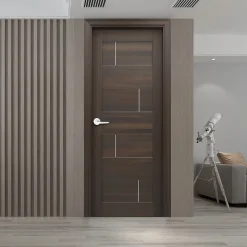 Ensemble poignée sur rosace rond à pousser Colan aluminium blanc Ø52mm