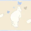 ESTAhome frise papier peint ours beige - 500 x 26.5 cm - 177301