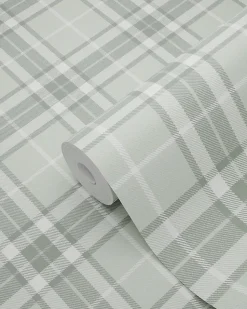 ESTAhome papier peint à carreaux vert menthe - 53 cm x 10.05 m - 138952