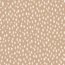 ESTAhome papier peint à motif de petits points terracotta claire - 53 cm x 10.05 m - 139555