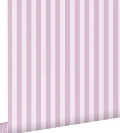 ESTAhome papier peint à rayures violet - 53 cm x 10.05 m - 130954