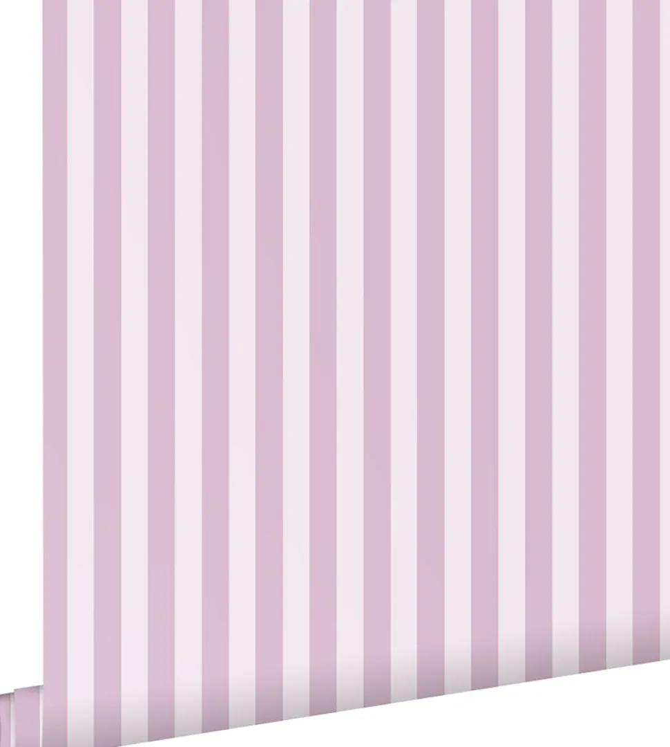 ESTAhome papier peint à rayures violet - 53 cm x 10.05 m - 130954