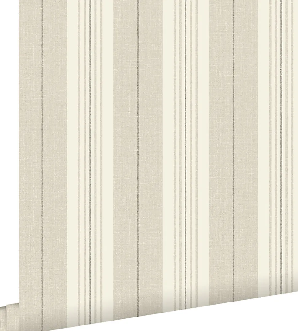 ESTAhome papier peint à rayures marron - 53 cm x 10.05 m - 127622
