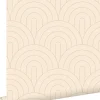 ESTAhome papier peint art déco beige - 50 x 900 cm - 139777