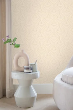 ESTAhome papier peint art déco beige - 50 x 900 cm - 139777