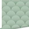 ESTAhome papier peint art déco vert grisé - 50 x 900 cm - 139466