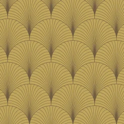 ESTAhome papier peint art déco or - 53 cm x 10.05 m - 139782