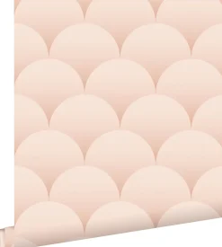 ESTAhome papier peint art déco rose clair - 50 x 900 cm - 139465