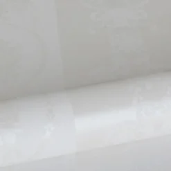 ESTAhome papier peint baroque blanc et argent - 53 cm x 10.05 m - 136846