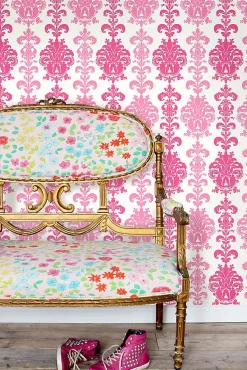 ESTAhome papier peint baroque rose - 53 cm x 10.05 m - 115730