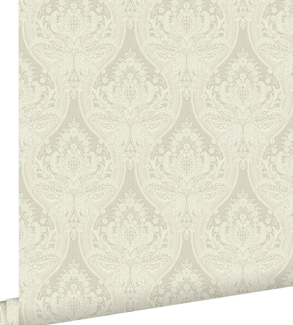 ESTAhome papier peint baroque marron - 53 cm x 10.05 m - 127606