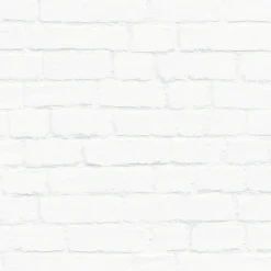 ESTAhome papier peint brique blanc - 53 cm x 10.05 m - 138533