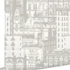 ESTAhome papier peint bâtiments beige - 53 cm x 10.05 m - 138223