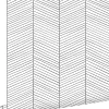 ESTAhome papier peint chevron noir et blanc - 53 cm x 10.05 m - 139106