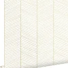ESTAhome papier peint chevron blanc et or - 53 cm x 10.05 m - 139135