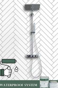 ESTAhome papier peint chevron noir et blanc - 53 cm x 10.05 m - 139219