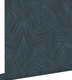 ESTAhome papier peint feuilles de palmier bleu foncé - 53 cm x 10.05 m - 139433