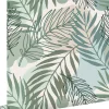 ESTAhome papier peint feuilles vert et bleu - 50 x 900 cm - 139820