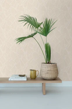 ESTAhome papier peint feuilles beige - 53 cm x 10.05 m - 130931