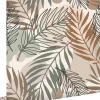 ESTAhome papier peint feuilles beige et vert grisé - 50 x 900 cm - 139822