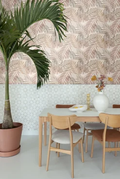 ESTAhome papier peint feuilles beige - 50 x 900 cm - 139819