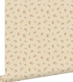 ESTAhome papier peint fleurs intage beige - 53 cm x 10.05 m - 139834