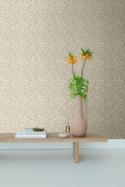 ESTAhome papier peint fleurs cervine - 50 x 900 cm - 139783