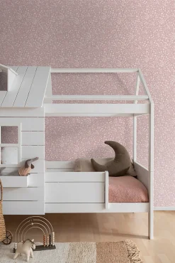 ESTAhome papier peint fleurs rose - 53 cm x 10.05 m - 139884