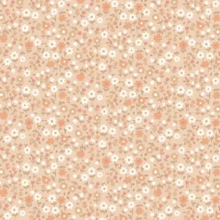 ESTAhome papier peint fleurs terracotta claire - 53 cm x 10.05 m - 139580