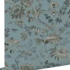 ESTAhome papier peint fleurs vintage vintage bleu - 50 x 900 cm - 139402