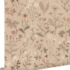 ESTAhome papier peint fleurs des champs sable beige - 53 cm x 10.05 m - 139840
