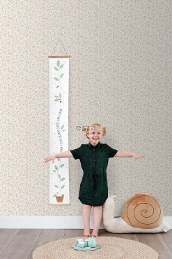 ESTAhome papier peint fleurs beige - 53 cm x 10.05 m - 139578