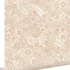 ESTAhome papier peint fleurs beige - 53 cm x 10.05 m - 139547