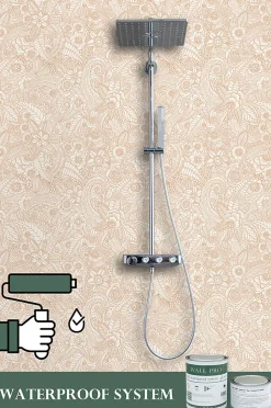 ESTAhome papier peint fleurs beige - 53 cm x 10.05 m - 139547