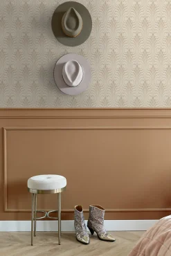 ESTAhome papier peint forme graphique beige - 50 x 900 cm - 139634