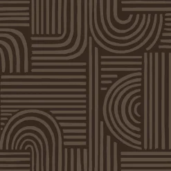 ESTAhome papier peint graphique 3D brun foncé - 50 x 900 cm - 139940