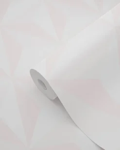 ESTAhome papier peint graphique 3D rose clair - 53 cm x 10.05 m - 138911