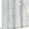 ESTAhome papier peint imitation bois bleu et gris - 53 cm x 10.05 m - 148626