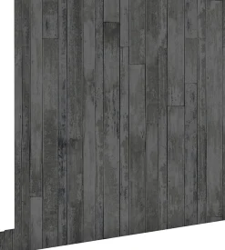 ESTAhome papier peint imitation bois noir et marron - 53 cm x 10.05 m - 128841