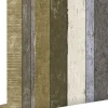ESTAhome papier peint imitation bois beige, bleu et vert kaki - 53 cm x 10.05 m - 138253