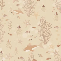 ESTAhome papier peint le monde sous-marin beige chaud - 50 x 900 cm - 130930
