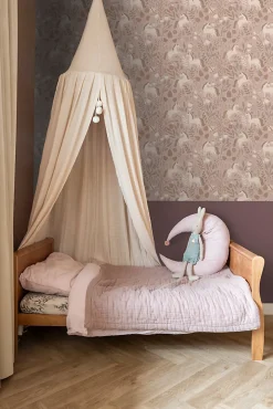 ESTAhome papier peint licornes vieux rose - 53 cm x 10.05 m - 139876