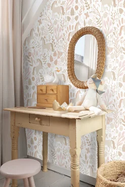 ESTAhome papier peint licornes beige - 53 cm x 10.05 m - 139873