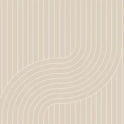 ESTAhome papier peint lignes graphiques beige - 50 x 900 cm - 139927
