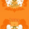 ESTAhome papier peint lions orange et blanc - 53 cm x 10.05 m - 115870