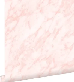 ESTAhome papier peint marbre rose clair - 53 cm x 10.05 m - 139194