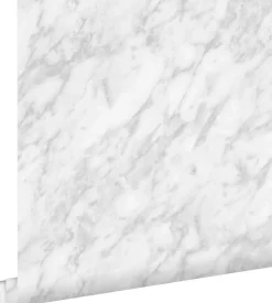 ESTAhome papier peint marbre blanc et gris - 53 cm x 10.05 m - 139195